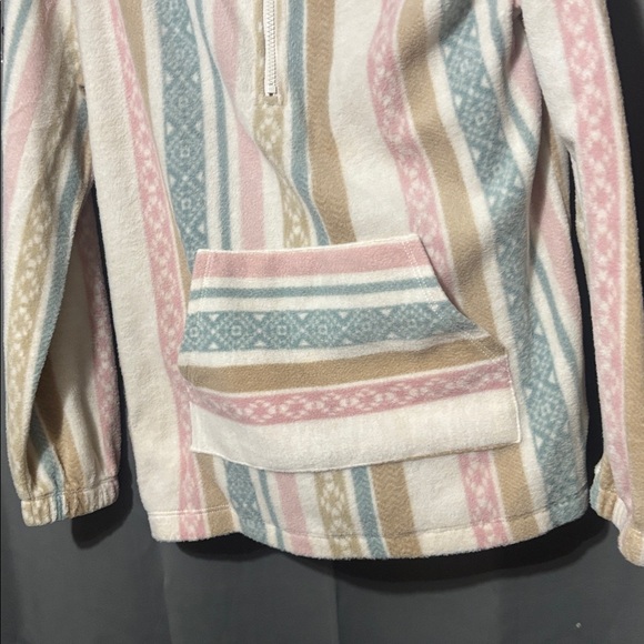 Wallflower fleece quarter-zip pullover hoodie - Picture 3 of 10